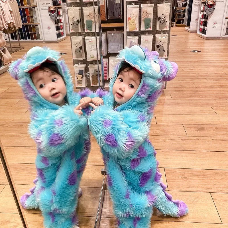 Cozy Animal Hooded Romper Costume