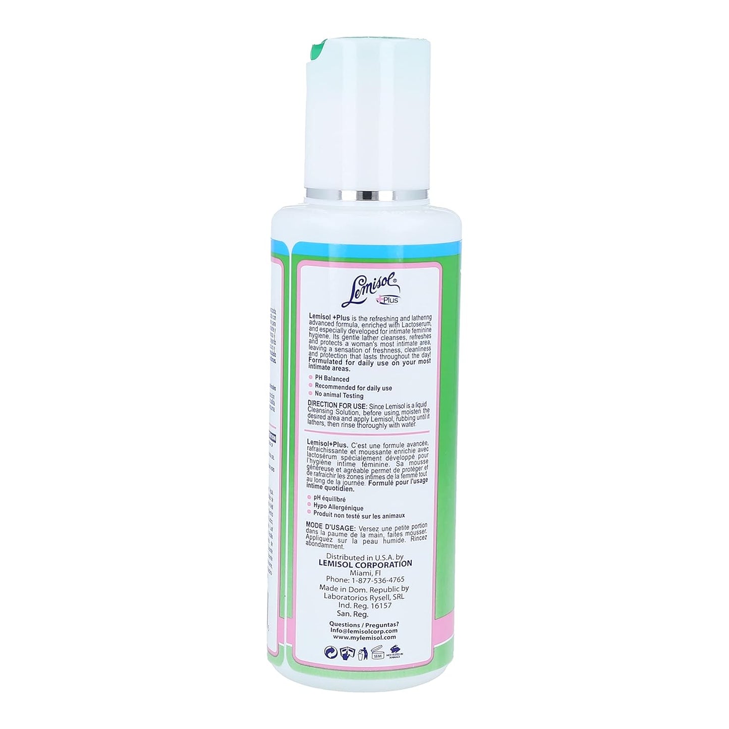 Lemisol Plus Original Feminine Wash–4 fl oz