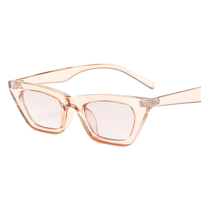 Luxury Cat-Eye Mirror Sunglasses for Women