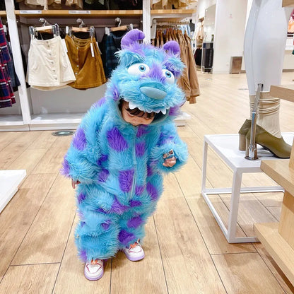 Cozy Animal Hooded Romper Costume