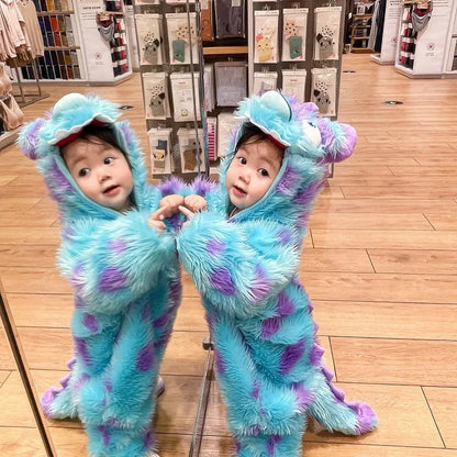 Cozy Animal Hooded Romper Costume