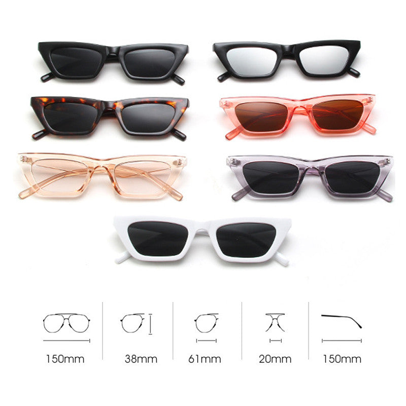 Luxury Cat-Eye Mirror Sunglasses for Women