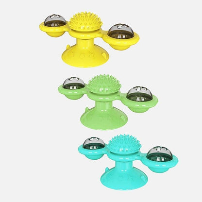 Scratch Hair Windmill Cat Toy