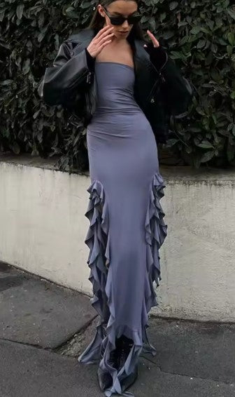 The Valencia Tassel Maxi Dress
