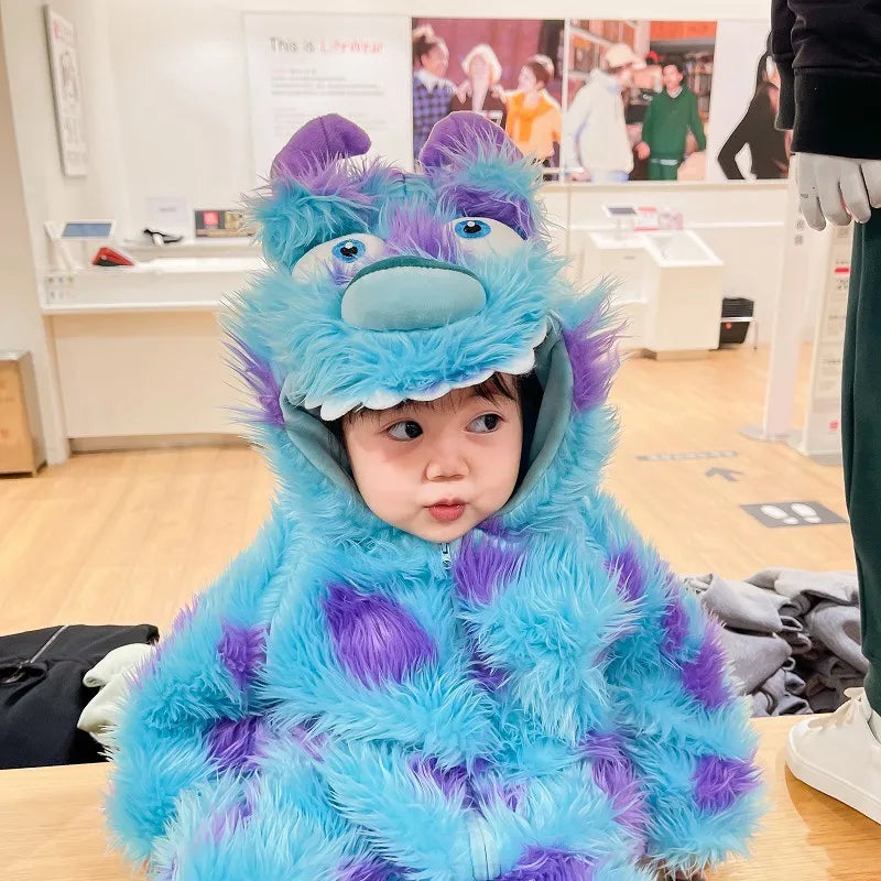 Cozy Animal Hooded Romper Costume