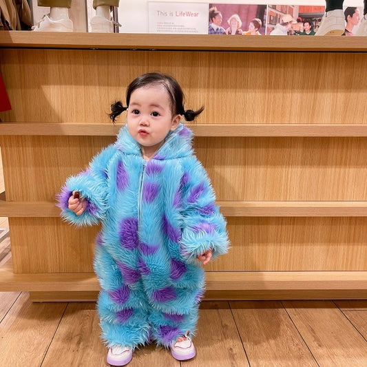 Cozy Animal Hooded Romper Costume