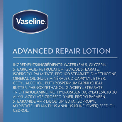 Vaseline Intensive Care Advanced Repair Lotion full ingredients list